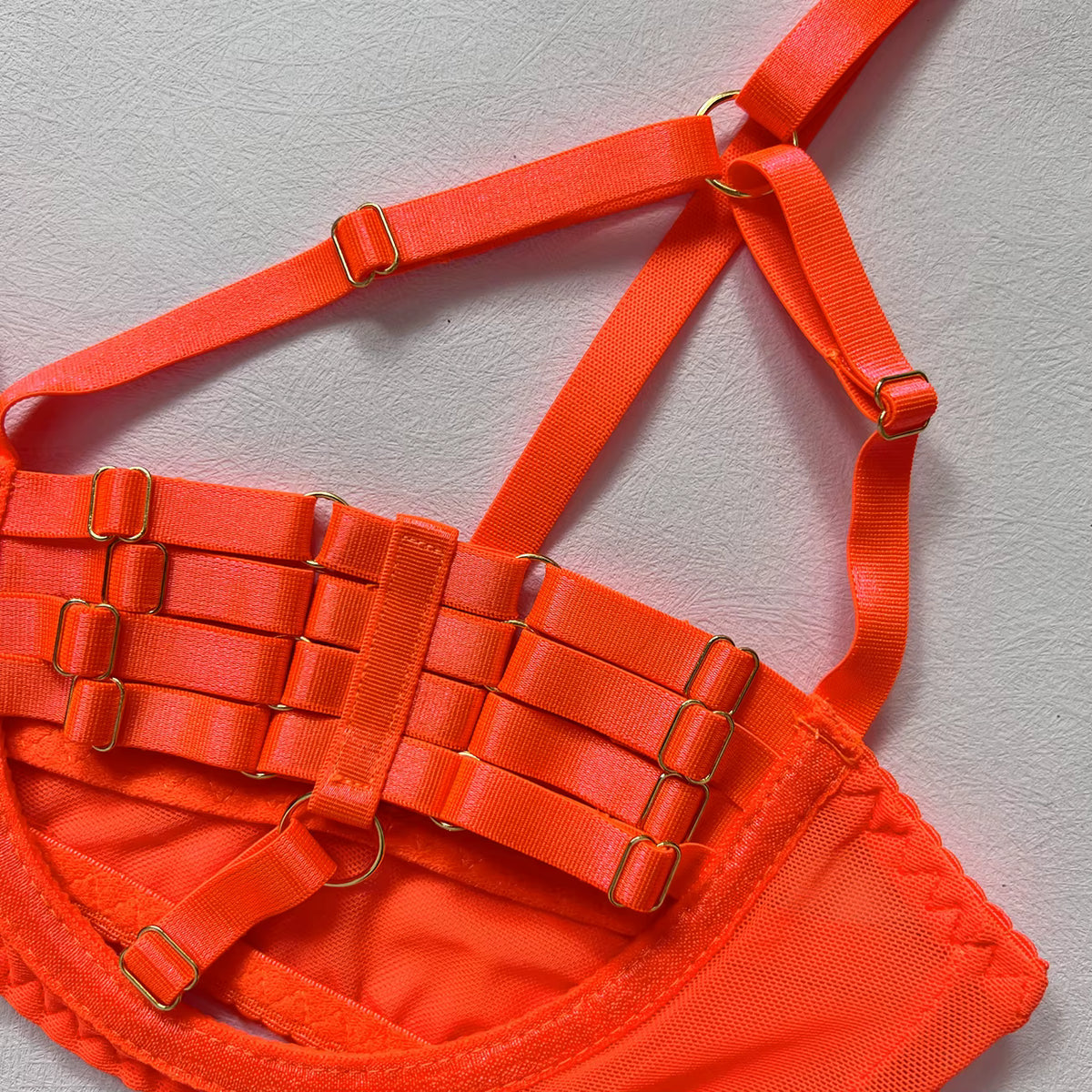 Ellolace Sexy Lingerie Naked Women Without Censorship 5-Piece Sexy Costume Hollow Underwear Uncensored Sensual Open Bra Outfits